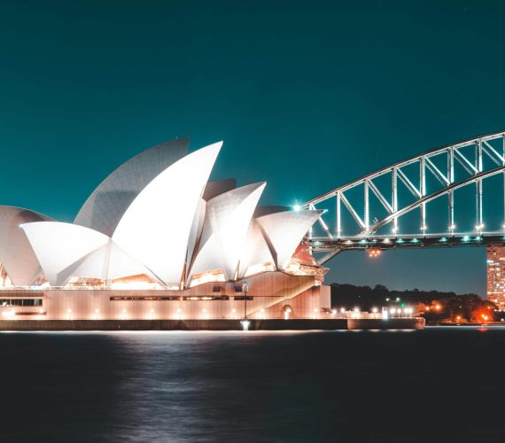 White Sydney Opera House